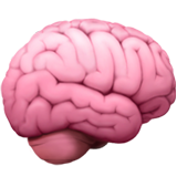Emoji of a brain from the right side